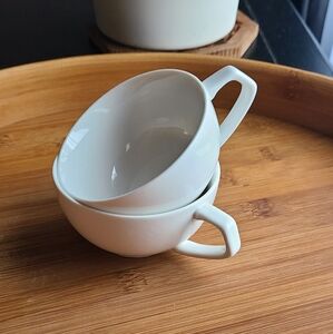 David's Tea White Teacup (2)